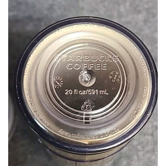 Starbucks 2016 Gold Glitter 20oz Tumbler with Screw on Lid - No Straw - Picture 4 of 4